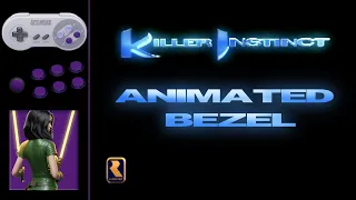 Killer Instinct Arcade Playthrough with Animated Bezel, (SNES, Arcade, and text controls), Orchid