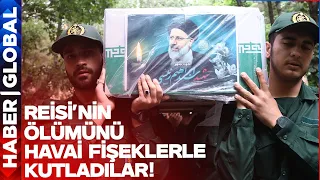 Reisi'nin Ölümünü Havai Fişeklerle Kutladılar! İran'dan İlginç Manzaralar