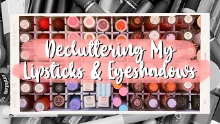 Decluttering My Lipsticks & Eyeshadows | September 2021 | Julia Adams