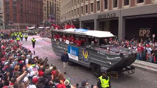 Miss it? Watch the Red Sox Duck Boat parade from Boston City Hall