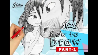 How To Draw SPIRIT UNTAMED (LUCKY)  Drawing I How To Draw Step By Step