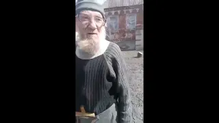 Бабушка с флагом Украина Полное видео Мотив её поступка и взглядов Grandmother with Flag in Ukraine