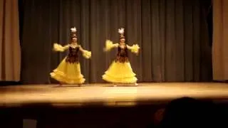 Beautiful kazakh dance