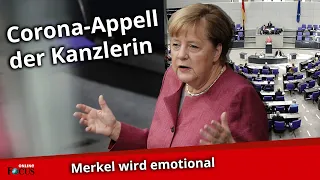 Angela Merkel wird im Bundestag plötzlich emotional - Nachrichten