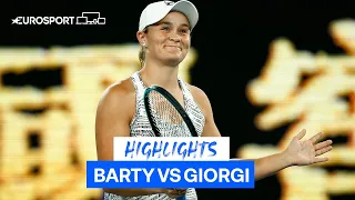 "58 straight service games held!" Ash Barty is on fire at the Australian Open! | Eurosport Tennis