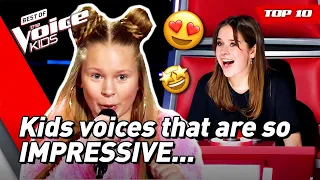 Most IMPRESSIVE Blind Auditions on The Voice Kids 😍 | Top 10 ✨