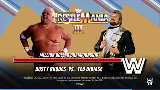 [WWE 2K24] Dusty Rhodes vs. Ted Dibiase (Million Dollar Championship)