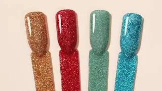 Glittering New Year Dipping Powder Nail design I NICOLE DIARY