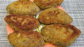 CANNED FISH CUTLETS WITH MANKA.