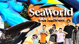 🌊 Big Family Day in SEAWORLD SAN ANTONIO + Tips & Tricks | ChangGang10