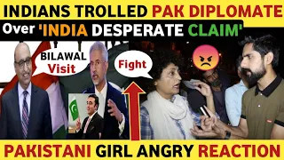 WHY INDIANS TROLLED PAK DIPLOMATE OVER BILAWAL BHUTTO VISIT TO INDIA | PAKISTANI REACTION ON INDIA