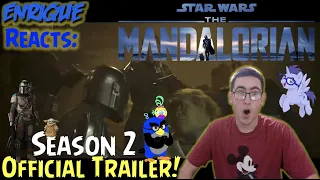 Enrique Zuniga Jr. Reacts to: "The Mandalorian | Season 2 Official Trailer | Disney+"