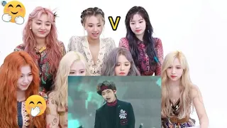 TWICE reaction to BTS 'Mic drop' performance