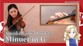 Minuet in G | L.van Beethoven | Suzuki Violin Book 2【Practice Version】