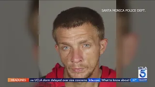 Homeless man steals phone from man taking pictures in Santa Monica