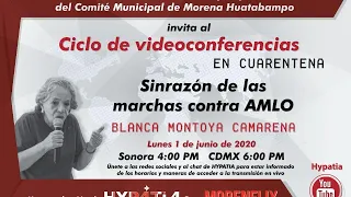 La sinrazón de las marchas contra AMLO - Dra. Blanca Montoya. INFP.