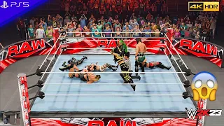 WWE 2K23 (PS5) - RONDA & SHAYNA vs RAQUEL & SHOTZI vs GREEN & SONYA vs DAMAGE CTRL |RAW,05/29/23[4K]