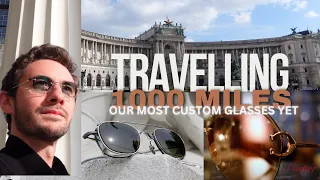 We MADE 3 One of a kind Cartier Glasses (And flew them to #Vienna)