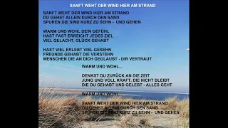 SANFT WEHT DER WIND HIER AM STRAND