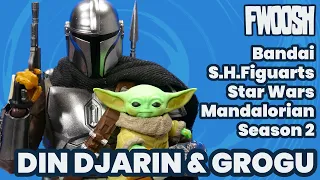 S.H. Figuarts Mandalorian Season 2 Din Djarin and Grogu Star Wars Bandai Disney Action Figure Review