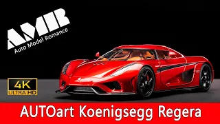 Koenigsegg Regera  / 1:18 AUTOart car model / 4k video by Auto Model Romance (AMR)
