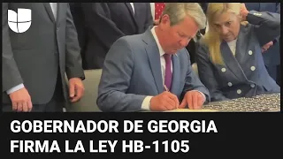 Gobernador de Georgia firma ley que le permite a la policía detener a inmigrantes indocumentados