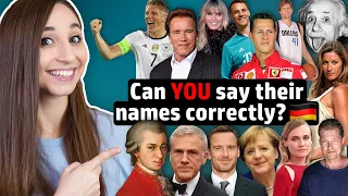 How to pronounce these GERMAN CELEBRITIES correctly | Feli from Germany