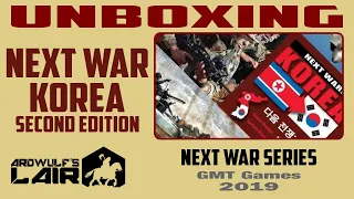 Unboxing Next War: Korea, 2nd Edition (GMT Games 2019)
