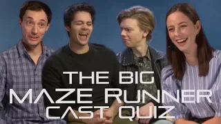 How well do the Maze Runner cast really know each other? The Random Facts Edition