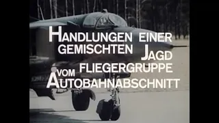 Handlungen einer gemischten Jagdfliegergruppe vom Autobahnabschnitt NVA Film DDR 1983