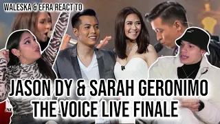 Waleska & Efra react to THE VOICE Live Shows "If I Ain't Got You" by Sarah G & Jason Dy (Season 2)😮👏