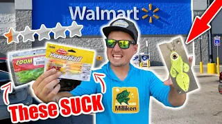 REMELTING the WORST Walmart Fishing Lures into LEGIT New Baits!! (SURPRISING)