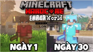 Tóm Tắt 100 Ngày Minecraft Error World Siêu Khó !!