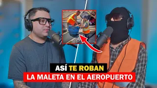 EX TRABAJADOR DE AEROPUERTO DICE COMO ROBAN LAS MALETAS | Rubén # 148