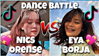 NICS ORENSE VS. EYA BORJA 💖 | Tiktok Dance Battle