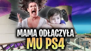 MAMA WYŁĄCZYŁA MU PS4 NA 1V1 O PREZENT!