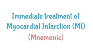 Immediate Treatment Of Myocardial Infarction Mnemonics (Easy)