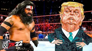 Veer Mahaan vs. Donald Trump (WWE 2K22)