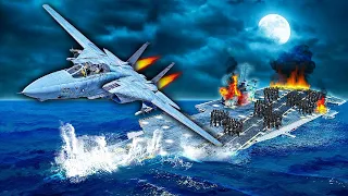 Sinking ZOMBIE Infested Aircraft Carrier in GTA 5!