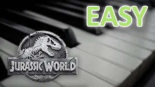 Jurassic World Theme Song - EASY Piano Tutorial