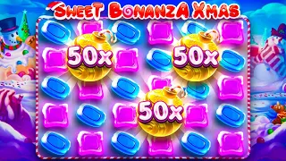 ПОЙМАЛ ЛЮТУЮ СЫГРОВКУ И БОМБУ 50 X В SWEET BONANZA XMAS!