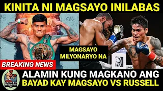 BREAKING: Mark Magsayo MALAKI Ang KINITA sa Laban Nila Ni Gary Russell Jr.