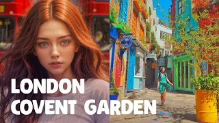 London Walk, COVENT GARDEN,  Leicester Square & Chinatown — Walking Tour 4K 🇬🇧