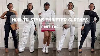 How To Style Thrifted Clothes Part 2 | Spring Fashion 2024 | Date Night Inspo