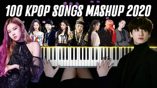 100 KPOP SONGS MASHUP 2020 IN 6 MINUTES !! (Piano Medley by Pianella Piano)