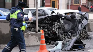 ЭДВАРД БИЛ ПОПАЛ В ДТП В МОСКВЕ КАДРЫ С МЕСТА ПРОИШЕСТИЯ