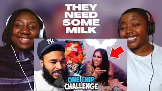 Queen and Clarence Hot Chip Challenge REACTION