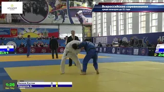 73 kg Валиев Р Хажметов К 24 04 2021 Т1 Всероссийские соревнования по дзюдо среди юниоров до 21 год