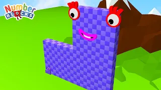 New Meta Numberblocks Puzzle 1 - 600 MILLION BIGGEST - Learn to Count Big Numbers!