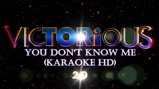 Liz Gillies Victorious - You Don't Know Me Karaoke Instrumental Acoustic 2.0